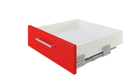 Комплект ящика СТАРТ SOFT  86*450 с прямыми боковинами, белый фото в интернет-магазине МКФ