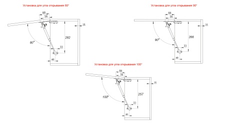 Газовый лифт  80N с амортизацией белый~ фото в интернет-магазине МКФ