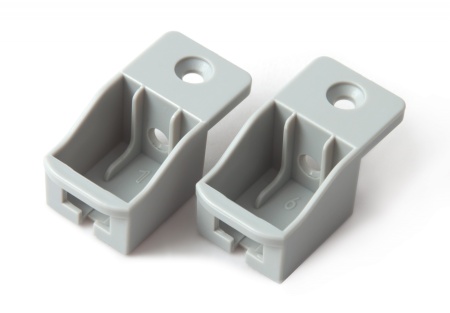 Держатель продольного рейлинга СТАРТ для SBR08,SBR09 серый  фото в интернет-магазине МКФ