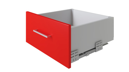 Комплект ящика СТАРТ SOFT 167*500 с прямыми боковинами, серый (вывод) фото в интернет-магазине МКФ