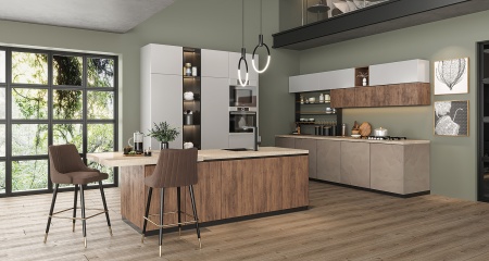 Бетон кашемир матовый EVOGLOSS Р269 МДФ Kastamonu 2800*1220*18 фото в интернет-магазине МКФ