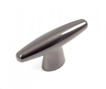 Ручка кнопка THOR, черный никель (вывод) фото в интернет-магазине МКФ