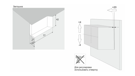 Навес для шкафа с заглушками и крепежом сталь, белый фото в интернет-магазине МКФ