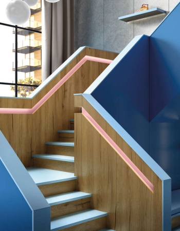 ЛДСП  Лазурный Голубой  К517 SU  2800*2070*16  Ultradecor фото в интернет-магазине МКФ