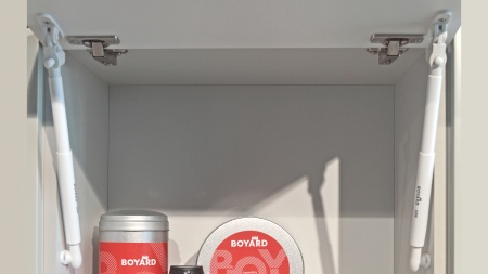 Газовый лифт  50N с амортизацией белый фото в интернет-магазине МКФ