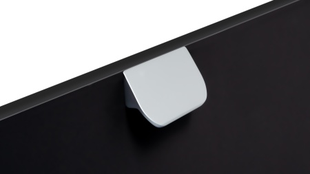 Ручка скоба TICK 32, сатиновый хром фото в интернет-магазине МКФ