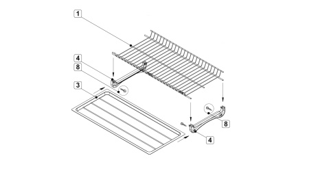 Сушка для посуды 900, хром фото в интернет-магазине МКФ