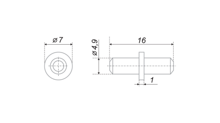 Полкодержатель 5*16 фото в интернет-магазине МКФ