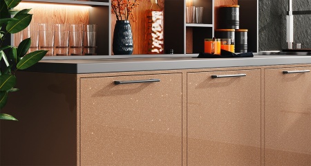 Галактика золотая Глянец EVOGLOSS Р210/640 МДФ Kastamonu 2800*1220*18 фото в интернет-магазине МКФ