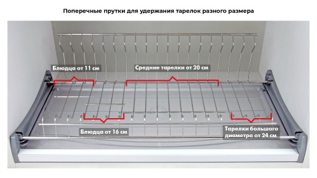 Сушка ГЛОРИЯ 800 нержавеющая сталь, 2 поддона  фото в интернет-магазине МКФ