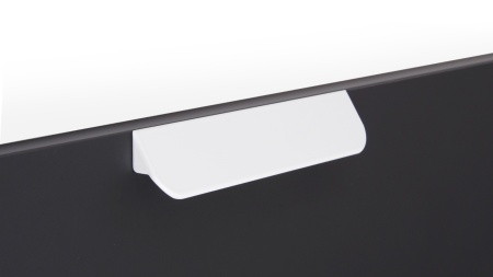 Ручка скоба TICK 96, белая фото в интернет-магазине МКФ