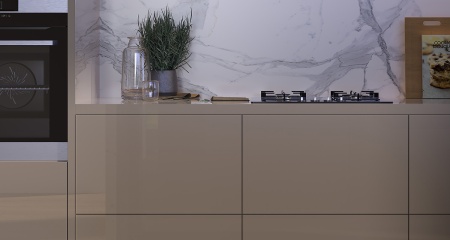 Галактика беж 008 Глянец ACRYLIC (Акрил) 2800*1220*18 мм Kastamonu фото в интернет-магазине МКФ