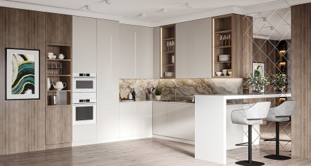 Жемчужно-бежевый Глянец EVOGLOSS Р212/699 МДФ Kastamonu 2800*1220*16 фото в интернет-магазине МКФ