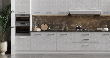 Белый вьюн Глянец EVOGLOSS Р206 МДФ Kastamonu 2800*1220*10* фото в интернет-магазине МКФ