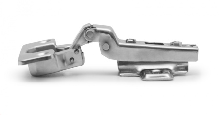 Петля четырехшарнирная полунакладная, с планкой фото в интернет-магазине МКФ