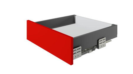 Комплект ящика СТАРТ  PUSH  450 с прямыми бок. 86мм, графит фото в интернет-магазине МКФ