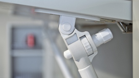 Газовый лифт  50N с амортизацией белый фото в интернет-магазине МКФ