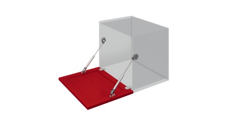 Газовый лифт  50N секретерные графит фото в интернет-магазине МКФ