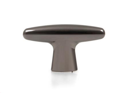 Ручка кнопка THOR, черный никель (вывод) фото в интернет-магазине МКФ