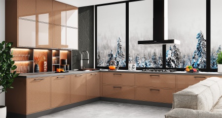 Галактика золотая Глянец EVOGLOSS Р210/640 МДФ Kastamonu 2800*1220*18 фото в интернет-магазине МКФ