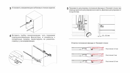 Ящик СТАРТ  PUSH 500 с традицион.бок. стандартной высоты, серый фото в интернет-магазине МКФ