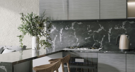 Сахара антрацит Глянец EVOGLOSS Р237 МДФ Kastamonu 2800*1220*18* фото в интернет-магазине МКФ