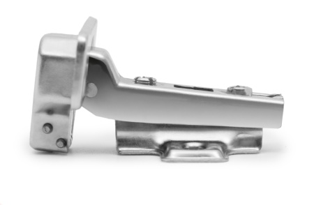 Петля четырехшарнирная полунакладная, с планкой фото в интернет-магазине МКФ