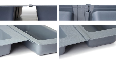 Поддон пластиковый 107*480, графит фото в интернет-магазине МКФ Поддон пластиковый 107*480, графит фото в интернет-магазине МКФ