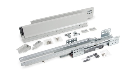 Ящик СТАРТ  PUSH 450 с традицион.бок. стандартной высоты, серый фото в интернет-магазине МКФ